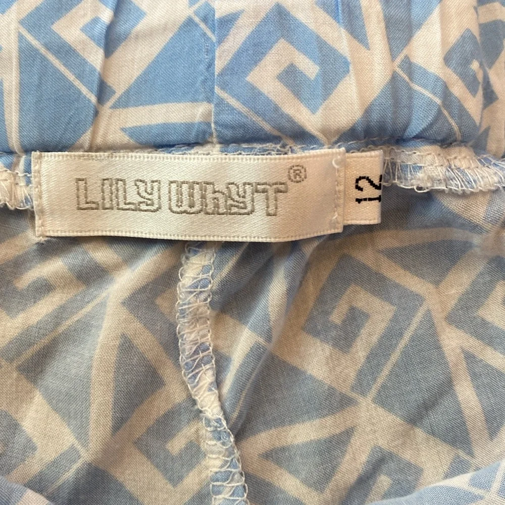 Women’s Blue and White Shorts in Size Size 12